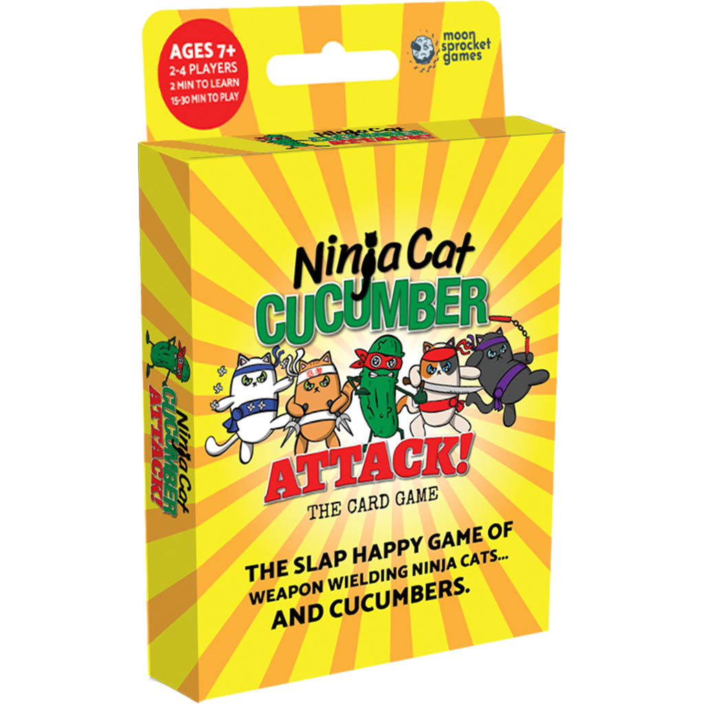 Ninja Cat Cucumber Attack! Card Games Moonsprocket Games [SK]   
