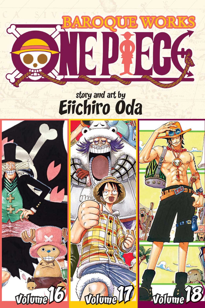 One Piece Baroque Works Omnibus 6 (16-17-18) Manga VIZ Media [SK]   