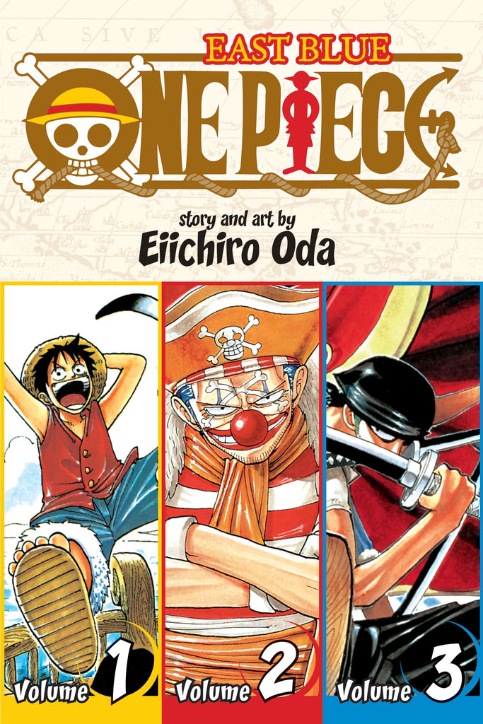 One Piece East Blue Omnibus 1 (1-2-3) Graphic Novels VIZ Media [SK]   