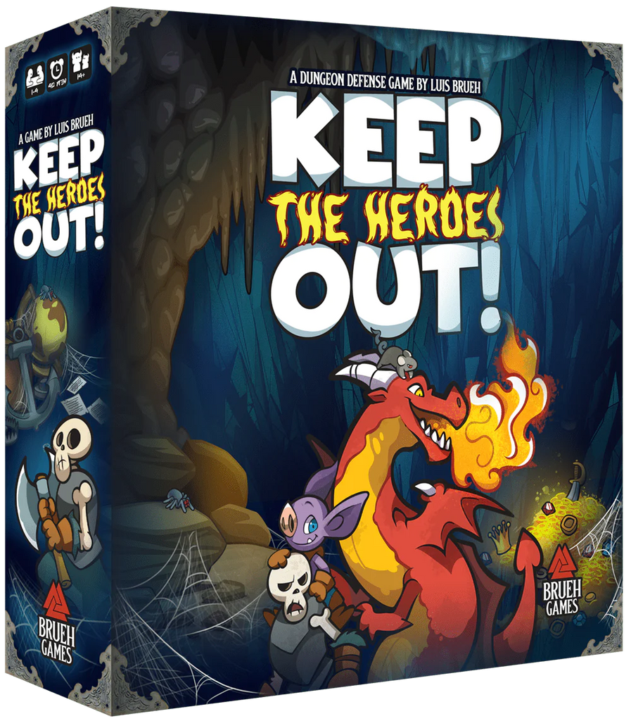 Keep The Heroes Out Board Games Vesuvius Media [SK]   