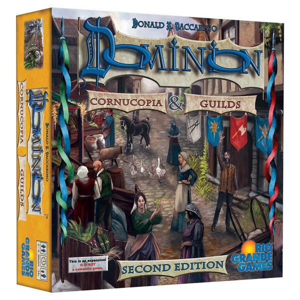 Dominion 2nd Edition Cornucopia & Guilds Expansion Card Games Rio Grande Games [SK]