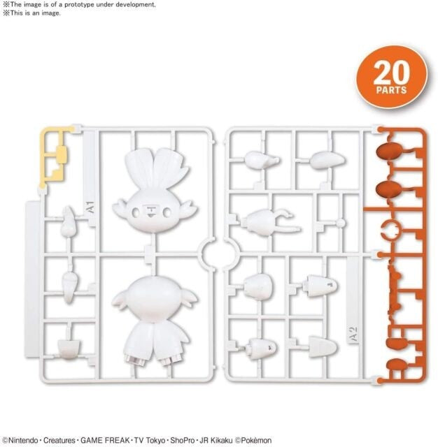 05 Scorbunny "Pokemon", Bandai Spirits Pokemon Model Kit Quick Activities Bandai [SK]