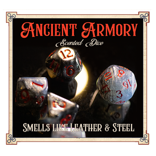 Ancient Armory Scented RPG Dice Set Dice Sets & Singles Studio Woe [SK]