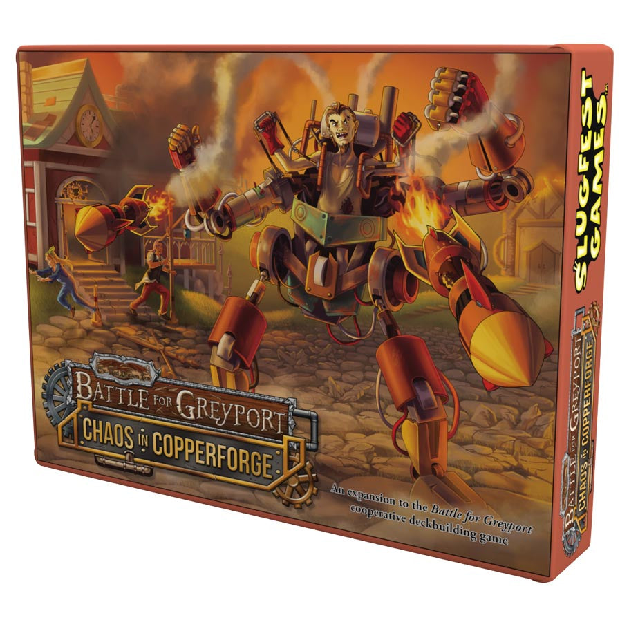 Battle for Greyport: Chaos in Copperforge Expansion Card Games SlugFest Games [SK]   