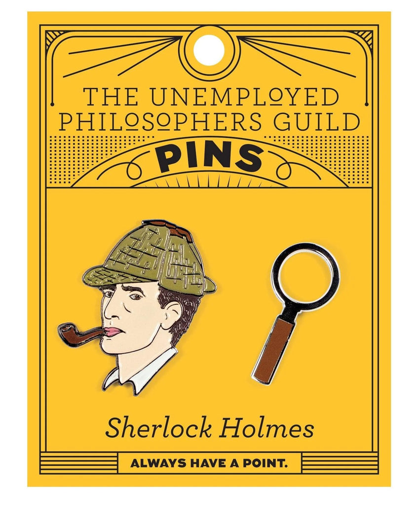 CLEARANCE Sherlock Holmes Enamel Pin Set Accessories Unemployed Philosopher's Guild [SK]