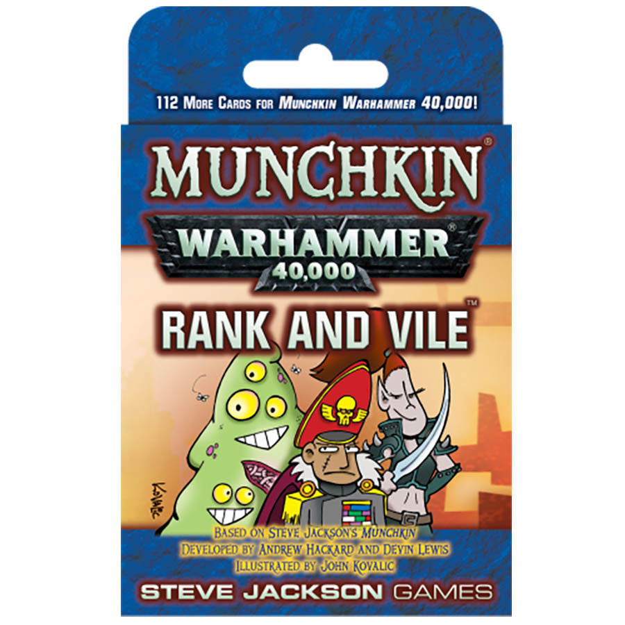 Munchkin Warhammer 40K - Rank & Vile Expansion Card Games Steve Jackson Games [SK]