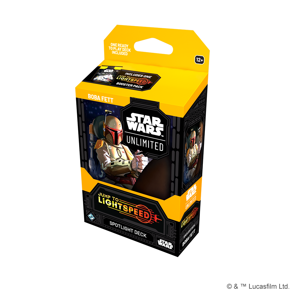 Star Wars Unlimited Jump To Lightspeed Spotlight Deck TCGs Misc Fantasy Flight Games [SK] Boba Fett