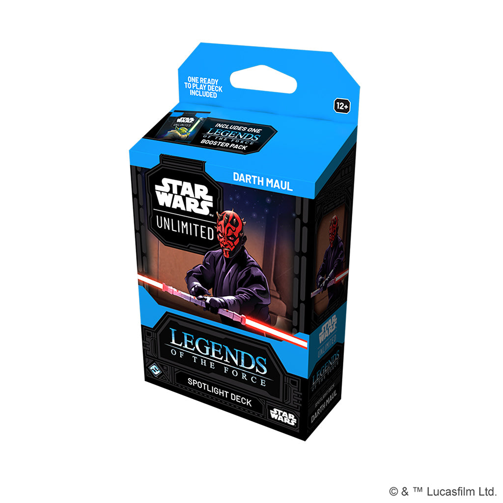 Star Wars Unlimited Legends of the Force Spotlight Deck TCGs Misc Fantasy Flight Games [SK] Darth Maul