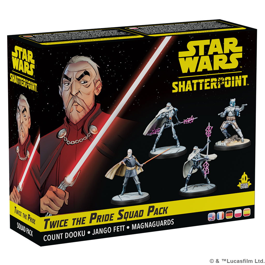Star Wars Shatterpoint Twice the Pride Count Dooku Star Wars Minis Atomic Mass Games [SK]   