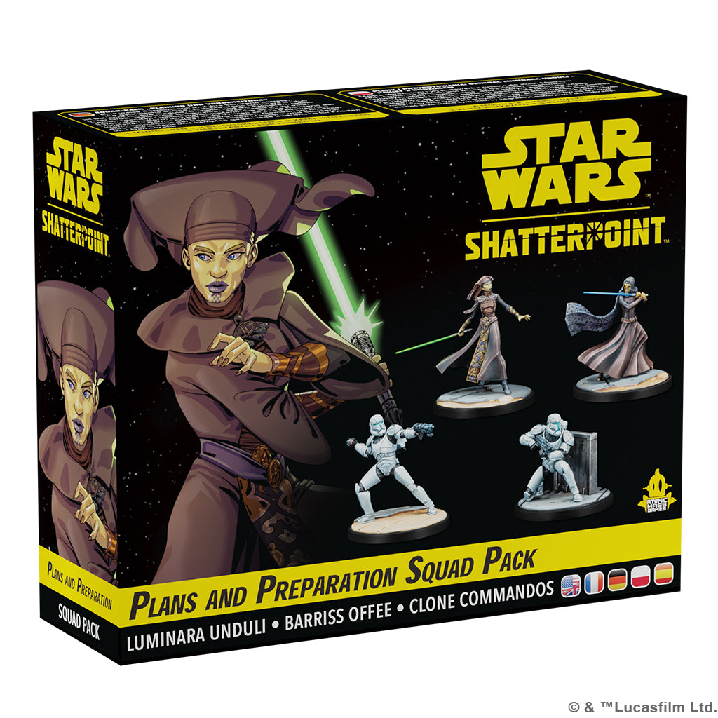 Star Wars Shatterpoint Plans and Preparation Squad Pack Star Wars Minis Atomic Mass Games [SK]   