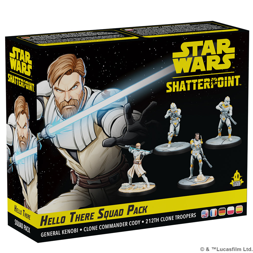 Star Wars Shatterpoint Hello There General Obi-Wan Kenobi Star Wars Minis Atomic Mass Games [SK]   