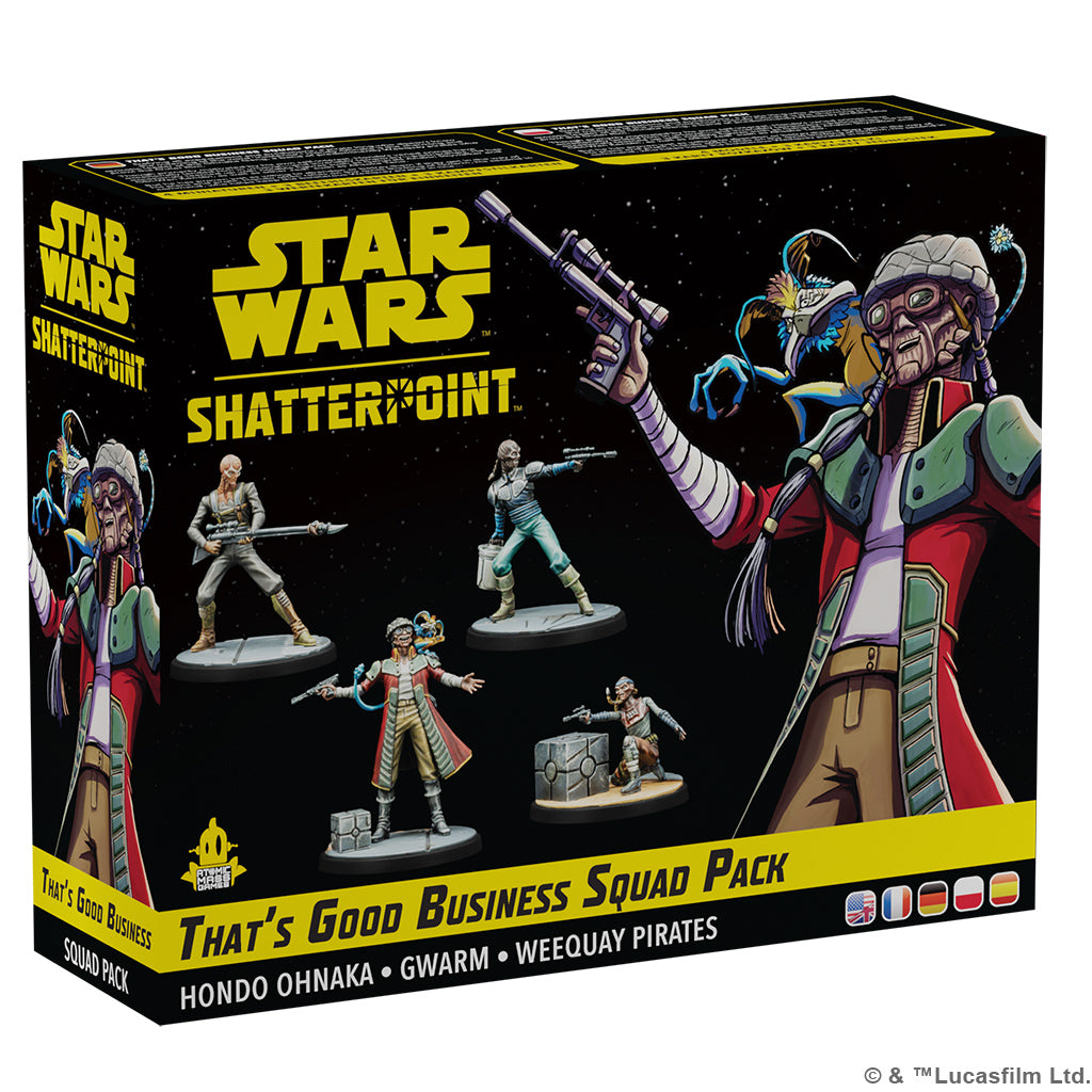 Star Wars Shatterpoint That's Good Business Squad Pack Star Wars Minis Atomic Mass Games [SK]   