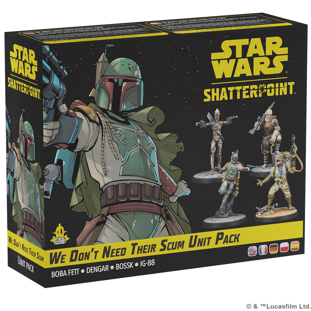 Star Wars Shatterpoint We Don’t Need Their Scum Unit Pack Star Wars Minis Atomic Mass Games [SK]   