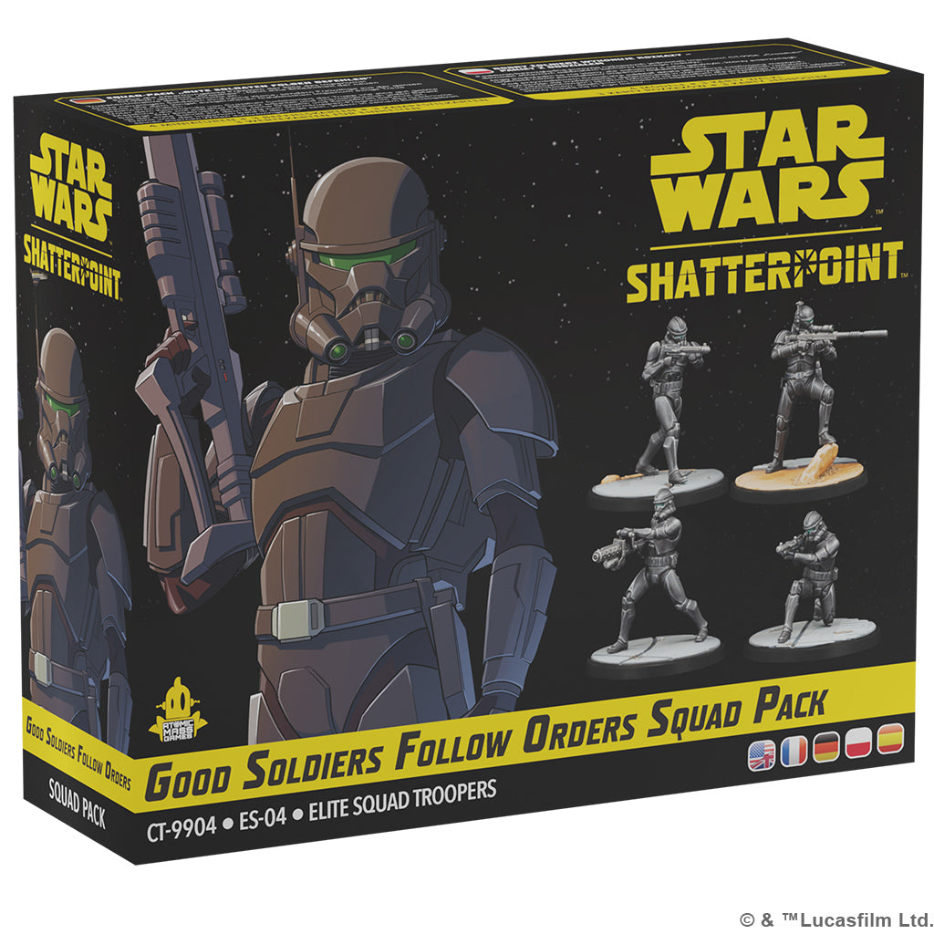 Star Wars Shatterpoint Good Soldiers Follow Orders Squad Pack Star Wars Minis Atomic Mass Games [SK]   