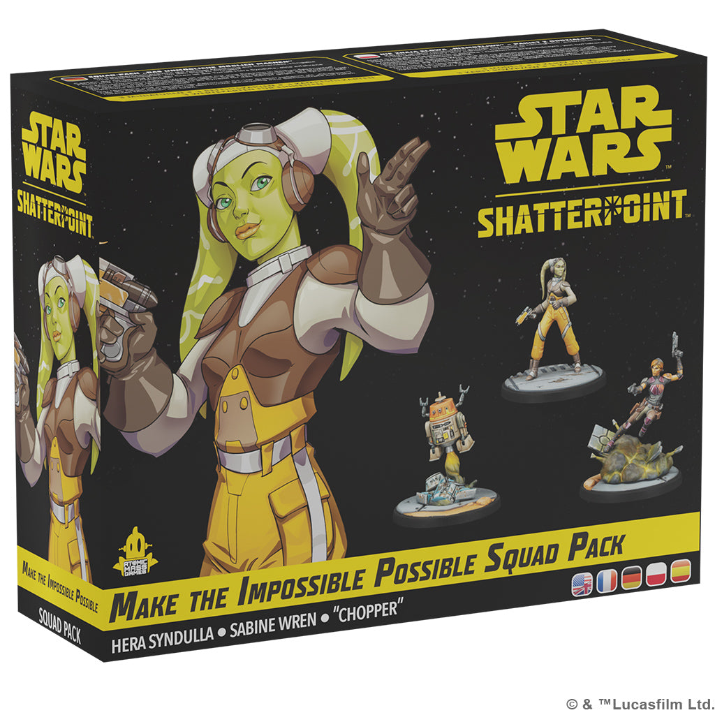 Star Wars Shatterpoint Make the Impossible Possible Squad Pack Star Wars Minis Atomic Mass Games [SK]   