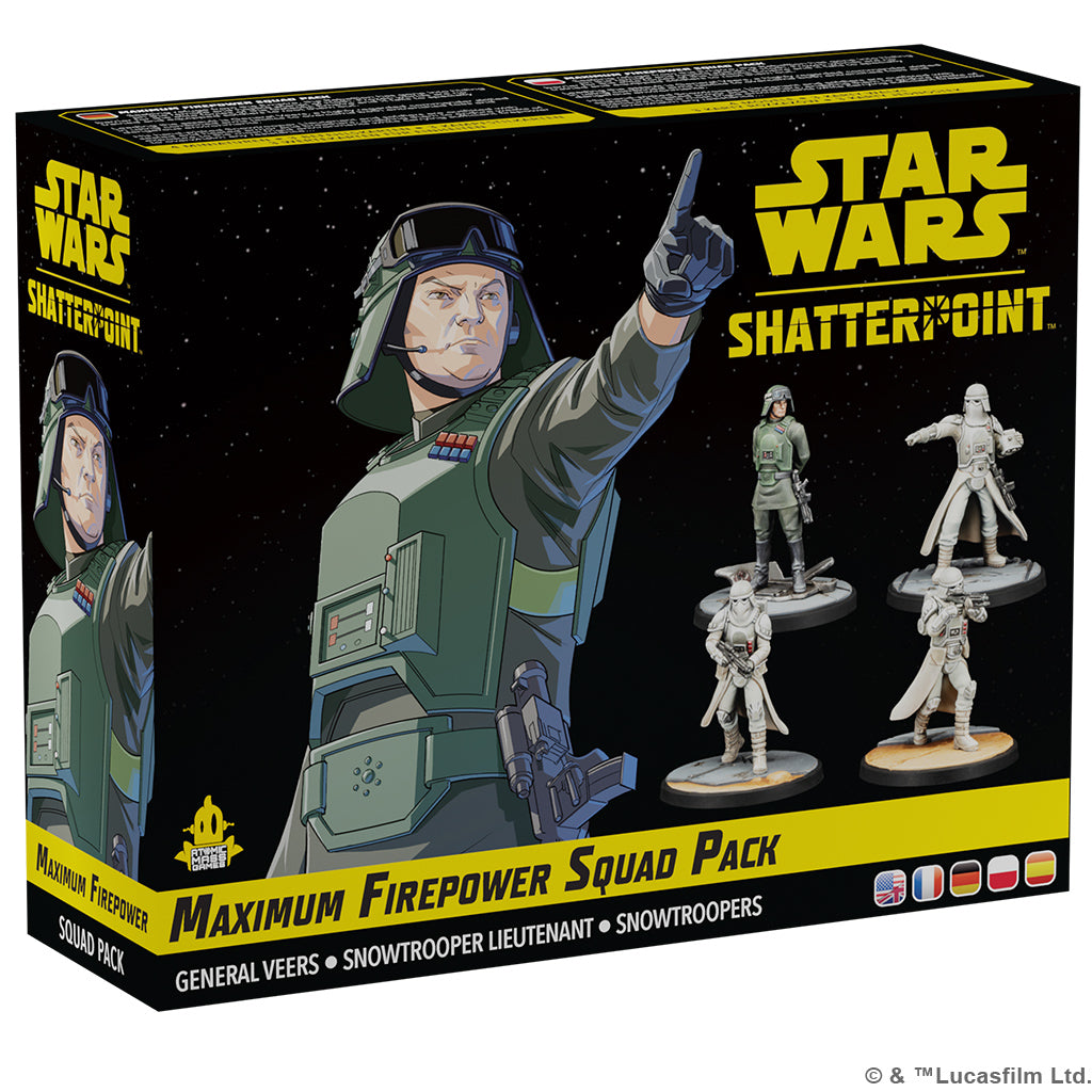 Star Wars Shatterpoint Maximum Firepower Squad Pack Star Wars Minis Atomic Mass Games [SK]   