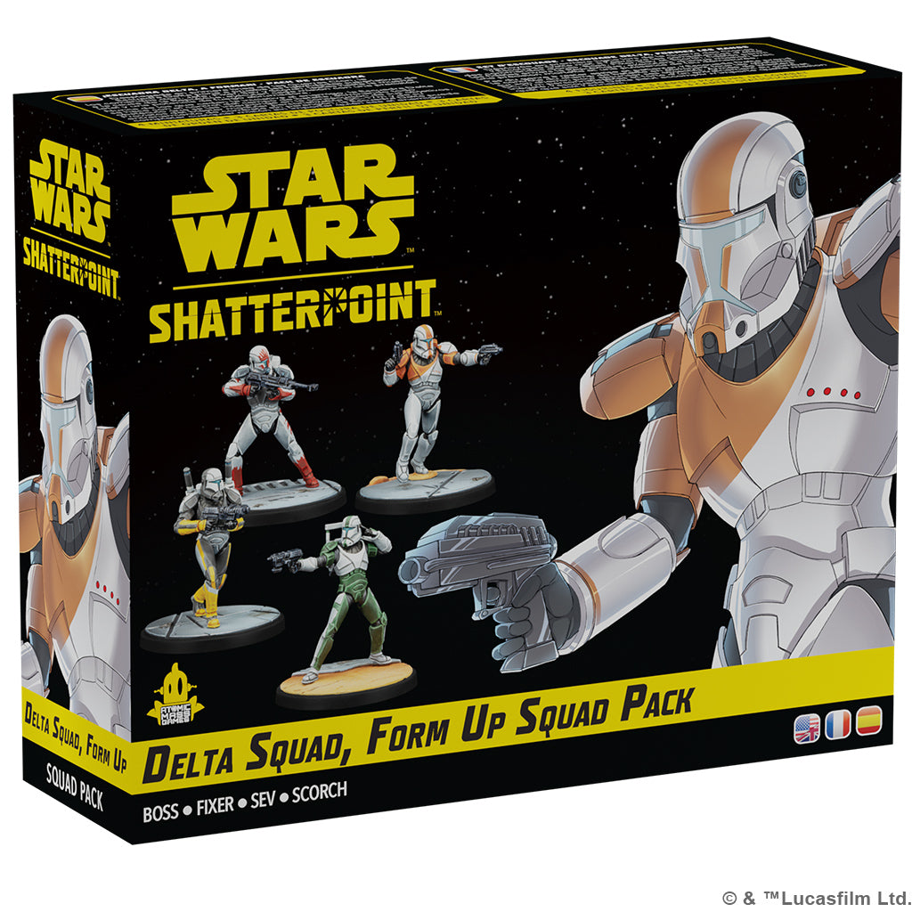 Star Wars Shatterpoint Delta Squad, Form Up Squad Pack Star Wars Minis Atomic Mass Games [SK]