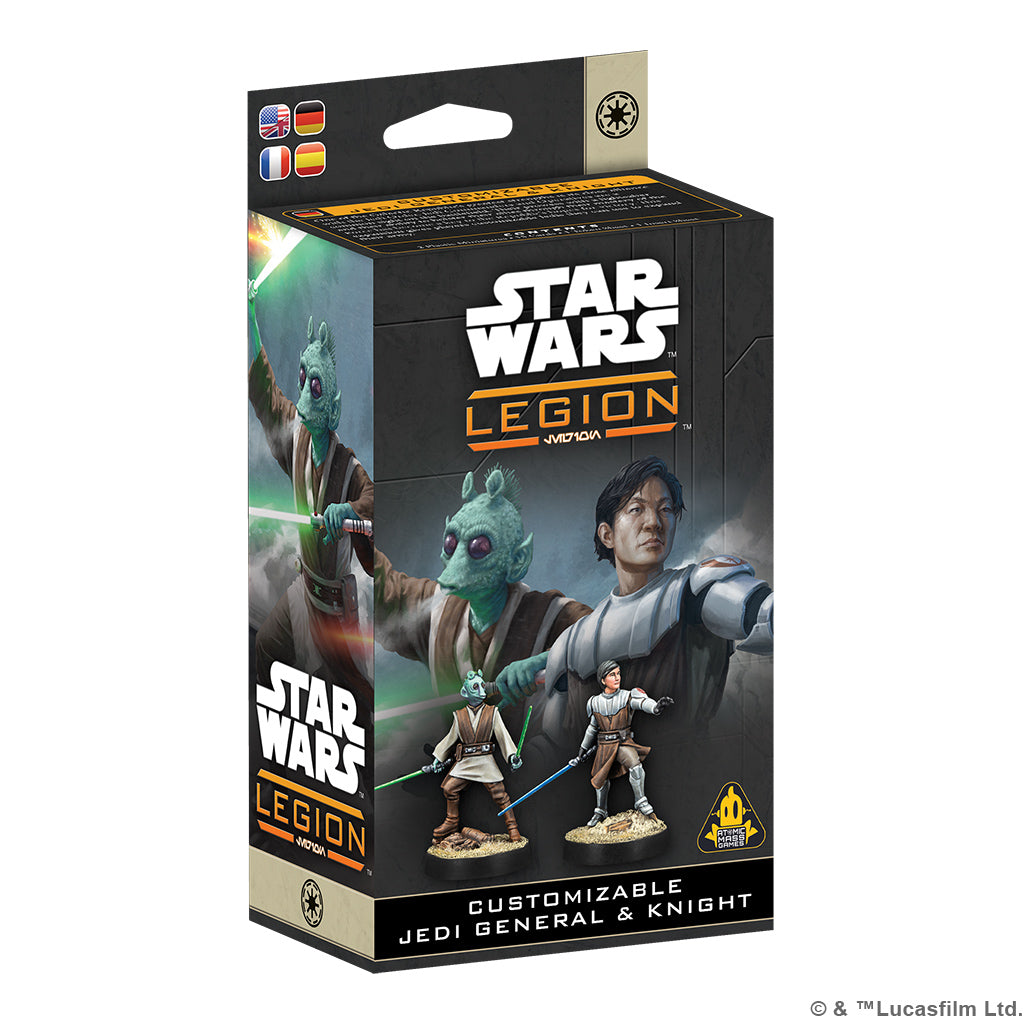 Star Wars Legion Customizable Jedi General and Knight Star Wars Minis Atomic Mass Games [SK]