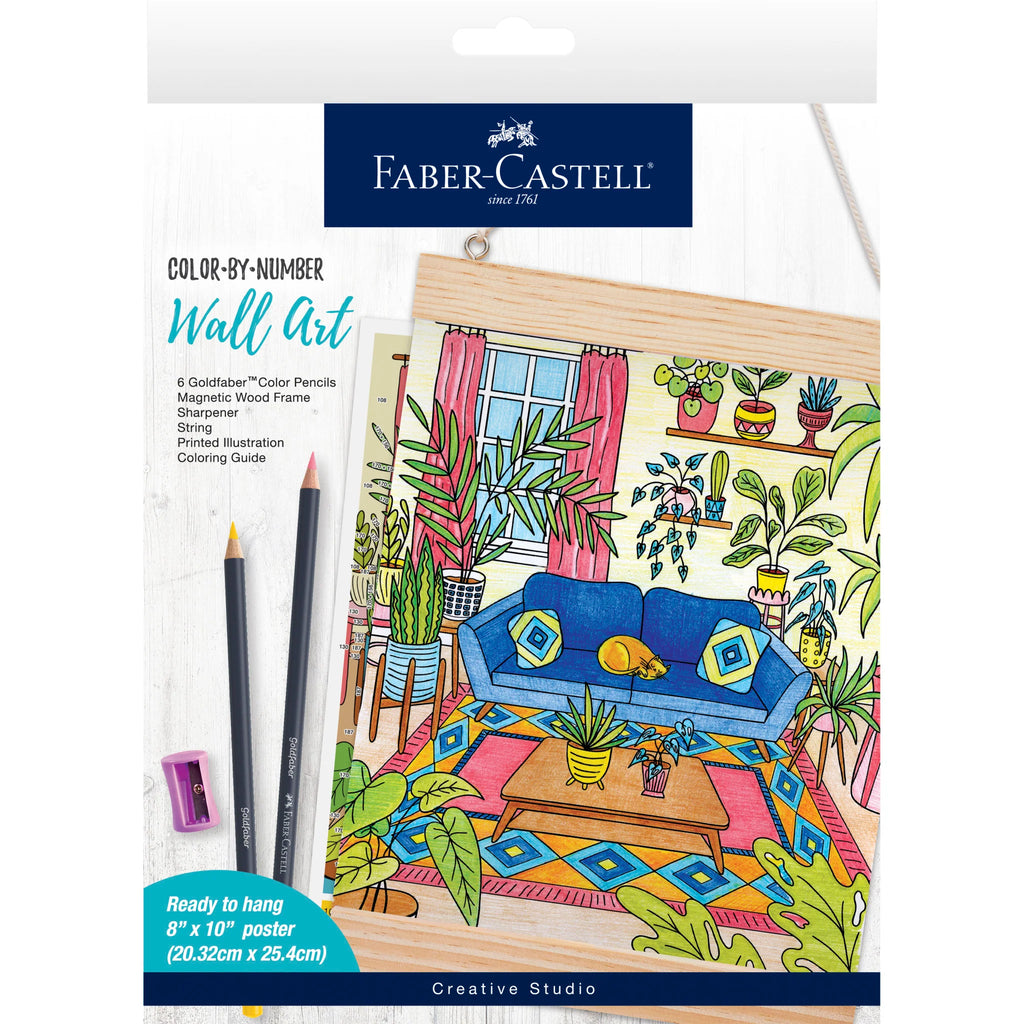Faber-Castell Color By Number Wall Art - Plant Room Activities Faber-Castell [SK]   