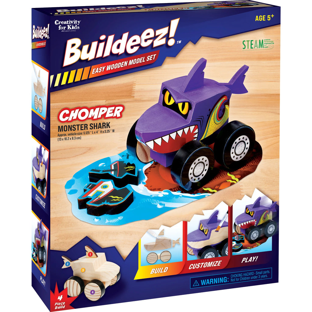 Buildeez! Monster Shark - Chomper Activities Faber-Castell [SK]   