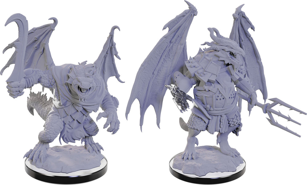D&D Nolzur's Marvelous Unpainted Miniatures - W22 Draconian Mage & Foot Soldier WizKids Minis WizKids [SK]