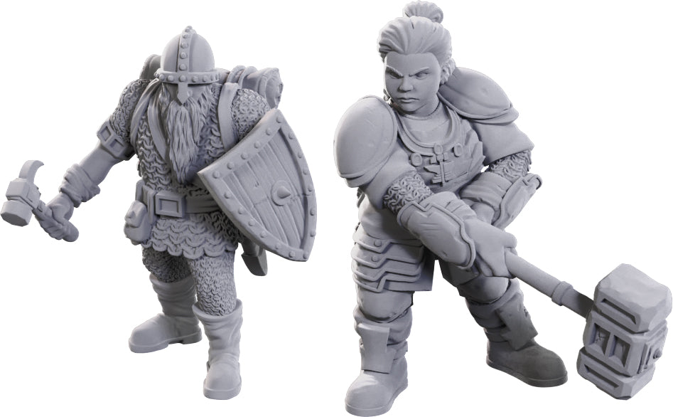 D&D Nolzur's Marvelous Unpainted Miniatures - 50th Anniversary Dwarves WizKids Minis WizKids [SK]