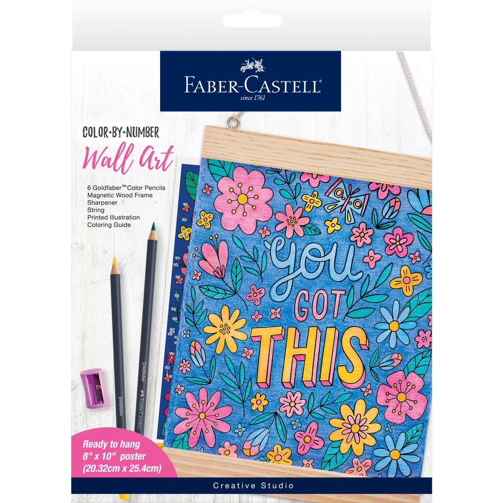 Faber-Castell Color By Number Wall Art - You Got This Activities Faber-Castell [SK]   