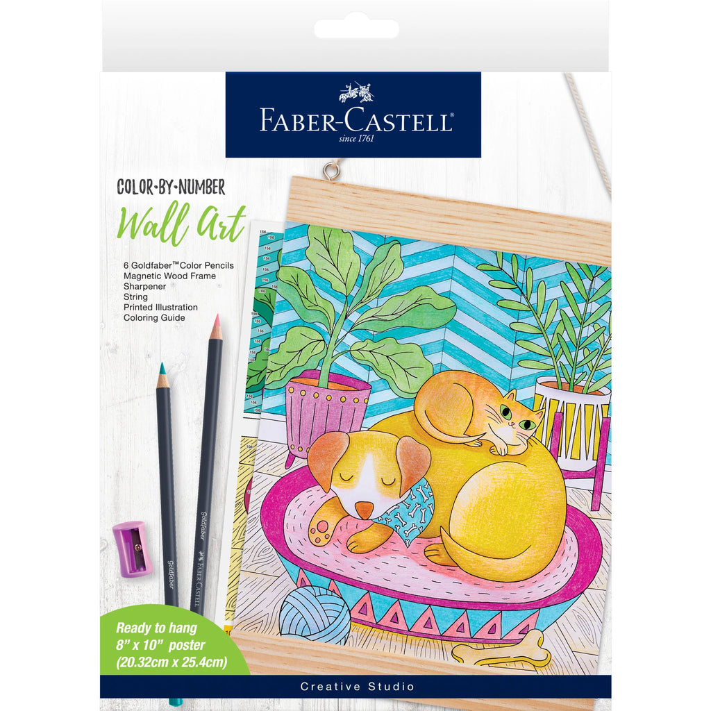 Faber-Castell Color By Number Wall Art - Pet Parents Activities Faber-Castell [SK]   