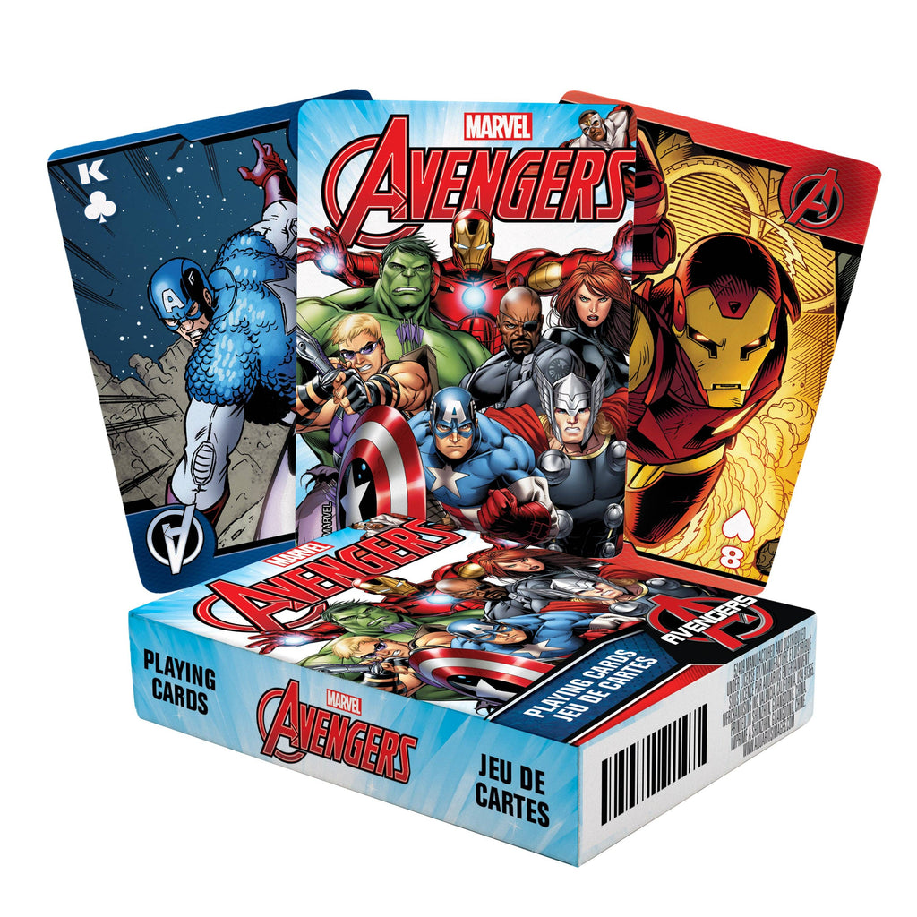 Avengers Comics Playing Cards Traditional Games AQUARIUS, GAMAGO, ICUP, & ROCK SAWS by NMR Brands [SK]   