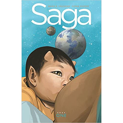 Saga DLX HC Vol 1 Graphic Novels Diamond [SK]   