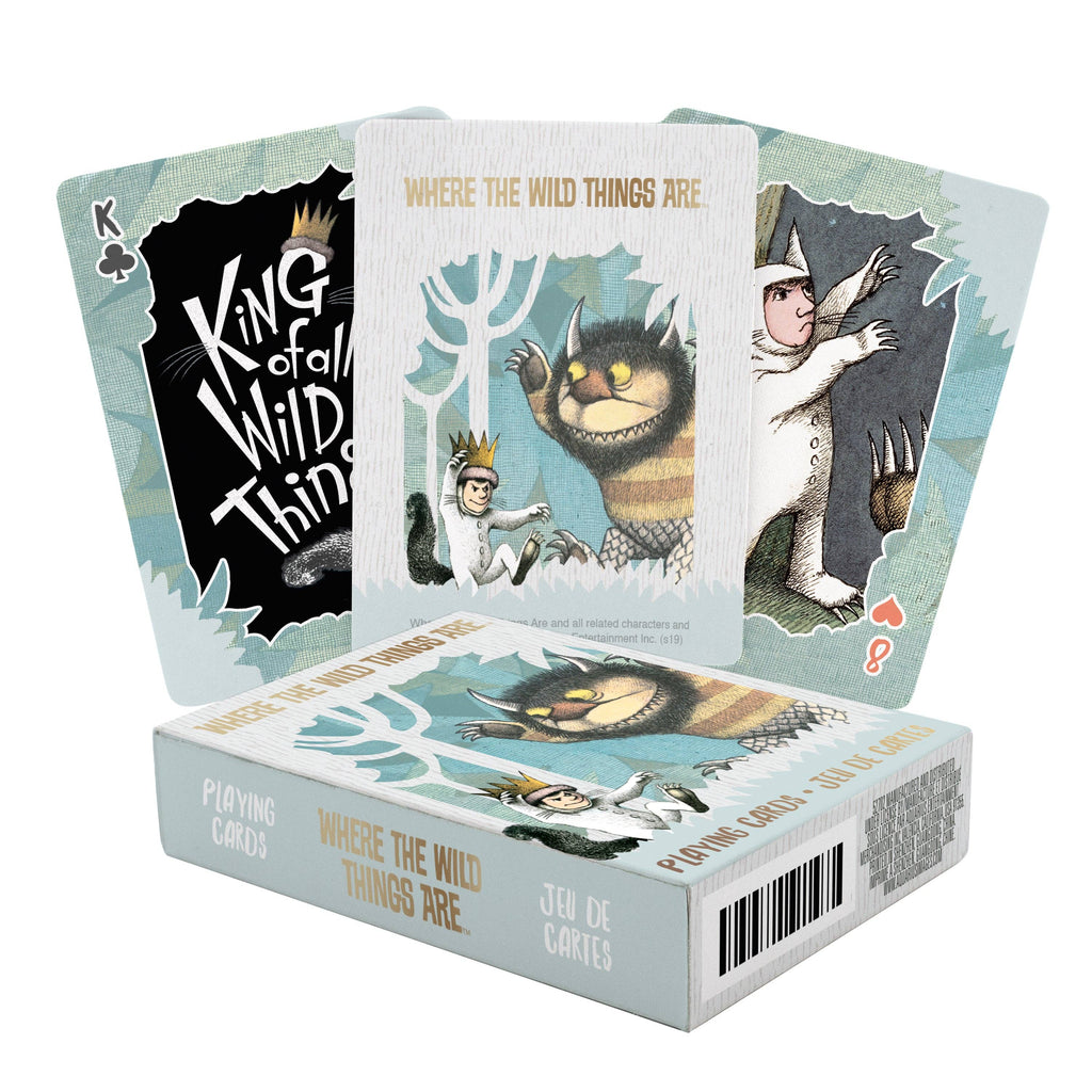Where The Wild Things Are Playing Cards Traditional Games AQUARIUS, GAMAGO, ICUP, & ROCK SAWS by NMR Brands [SK]   