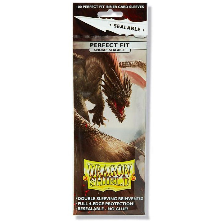 Dragon Shield Perfect Fit Sealable Smoke Card Supplies Arcane Tinmen [SK]   