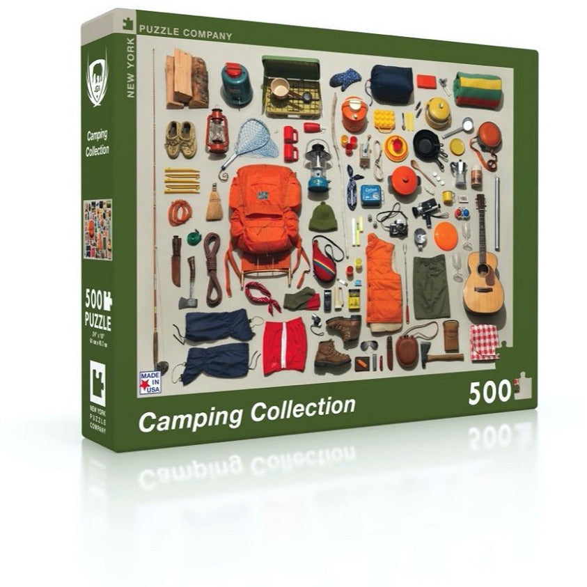 Camping Equipment 500 pc Puzzles New York Puzzle Company [SK]   