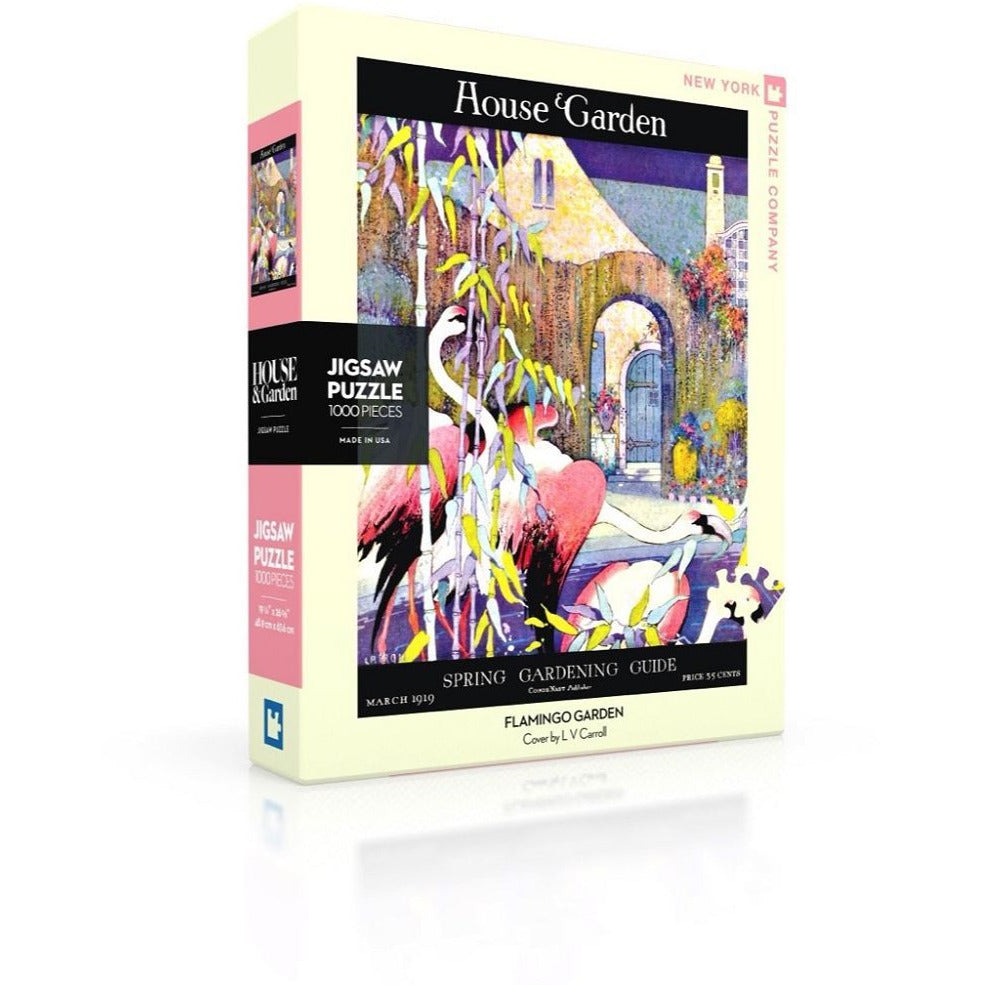 Flamingo Garden 1000 pc Puzzles New York Puzzle Company [SK]   