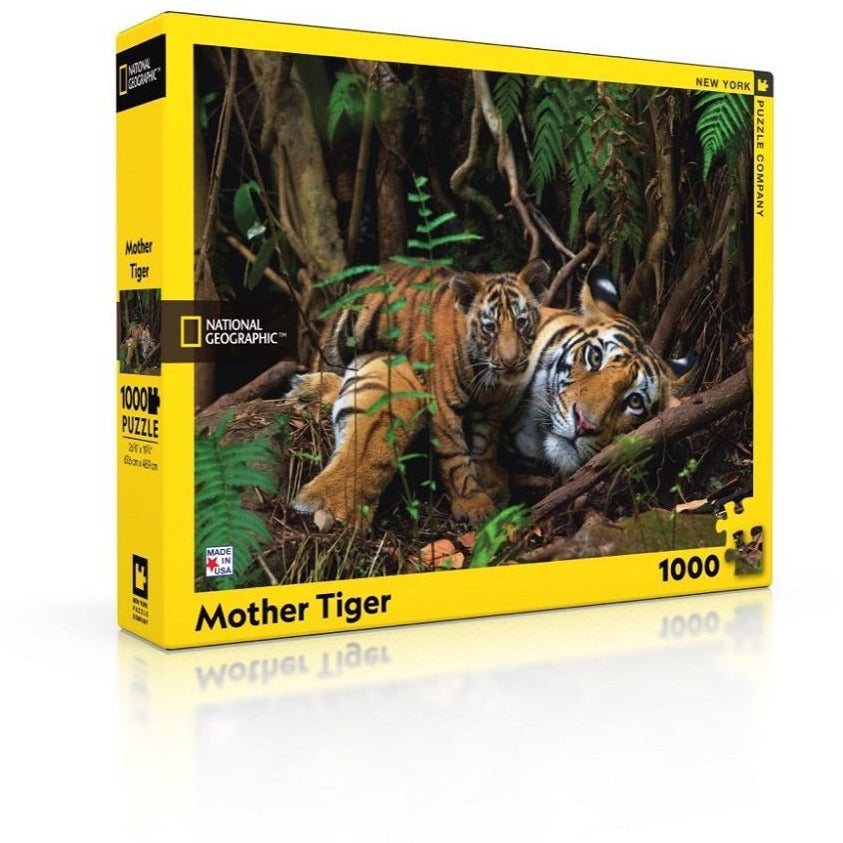 Mother Tiger and Cub 1000 pc Puzzles New York Puzzle Company [SK]   