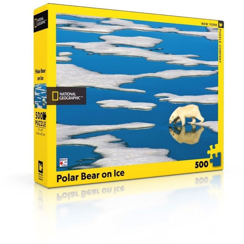 Polar Bear on Ice 500 pc Puzzles New York Puzzle Company [SK]   