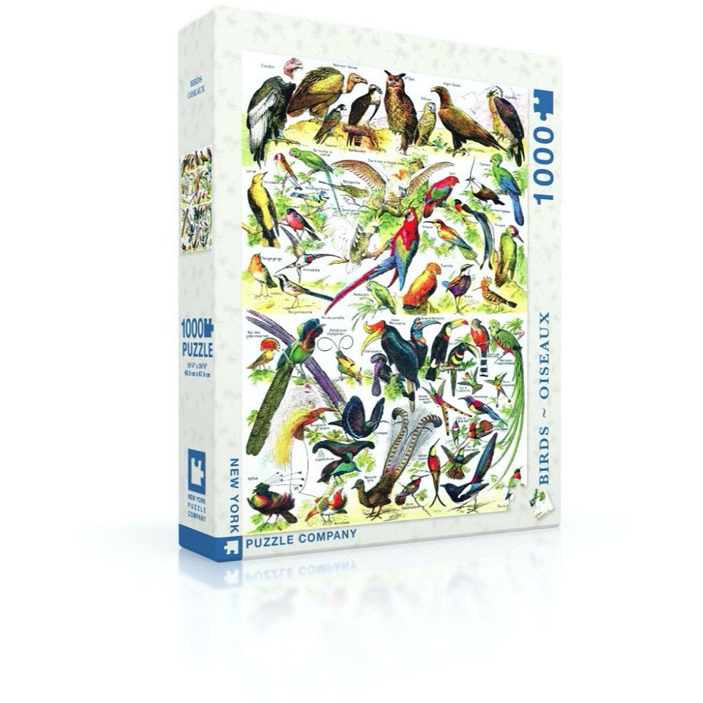 Birds - Oiseaux 1000 pc Puzzles New York Puzzle Company [SK]   