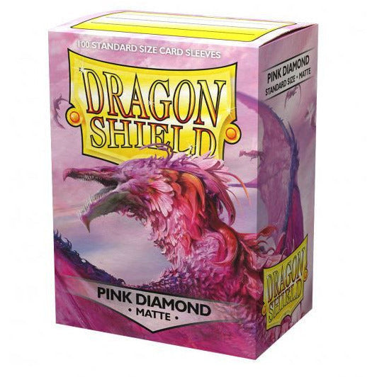 Dragon Shield Matte Pink Diamond Card Supplies Arcane Tinmen [SK]   