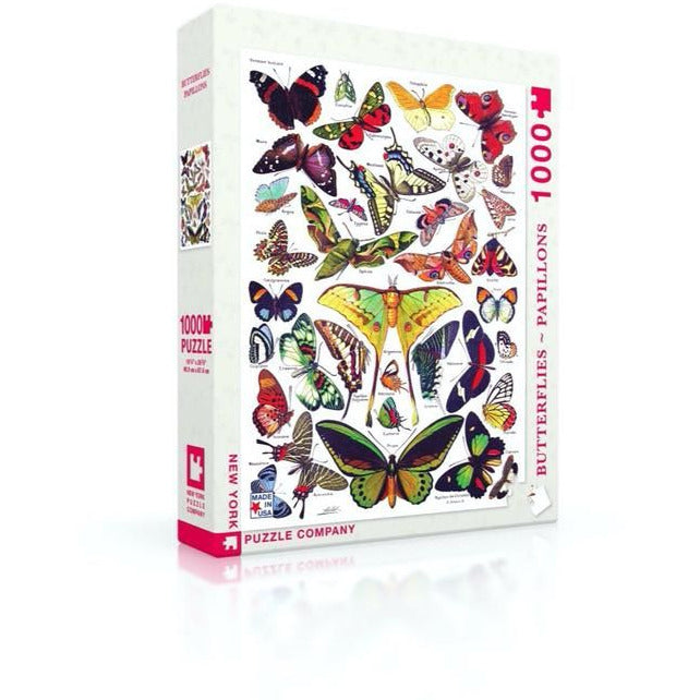 Papillons-Butterflies Puzzle Puzzles New York Puzzle Company [SK]   