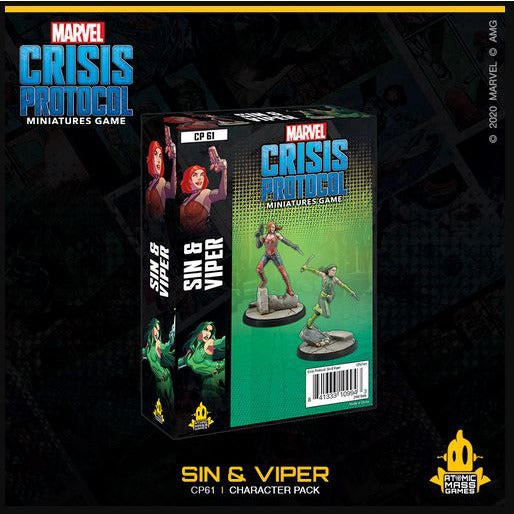 Crisis Protocol Sin & Viper Minis - Misc Atomic Mass Games [SK]   