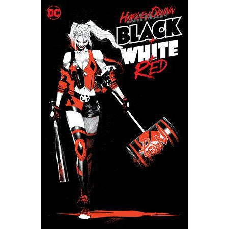 Harley Quinn Black White Red Graphic Novels DC [SK]   