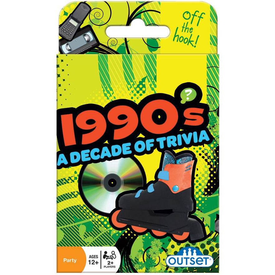 1990s Decade of Trivia Card Games Outset Media [SK]   