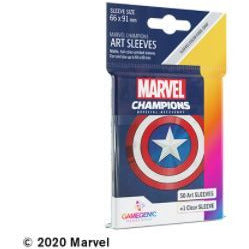 Marvel Art Sleeves Captain America Card Supplies Gamegenic [SK]   