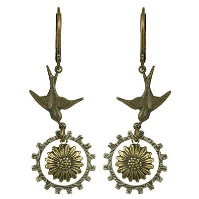 Steampunk Sun Day Earrings Accessories NoMonet [SK]   
