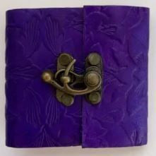 Earthbound Purple Embossed Journal Mini Giftware Earthbound Journals [SK]   