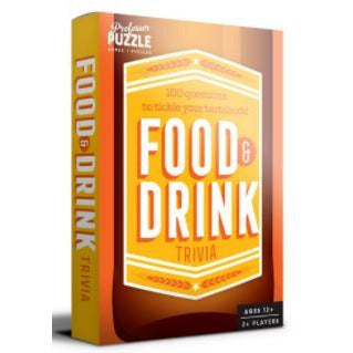 Food or Drink Mini Trivia Card Games Professor Puzzle [SK]   