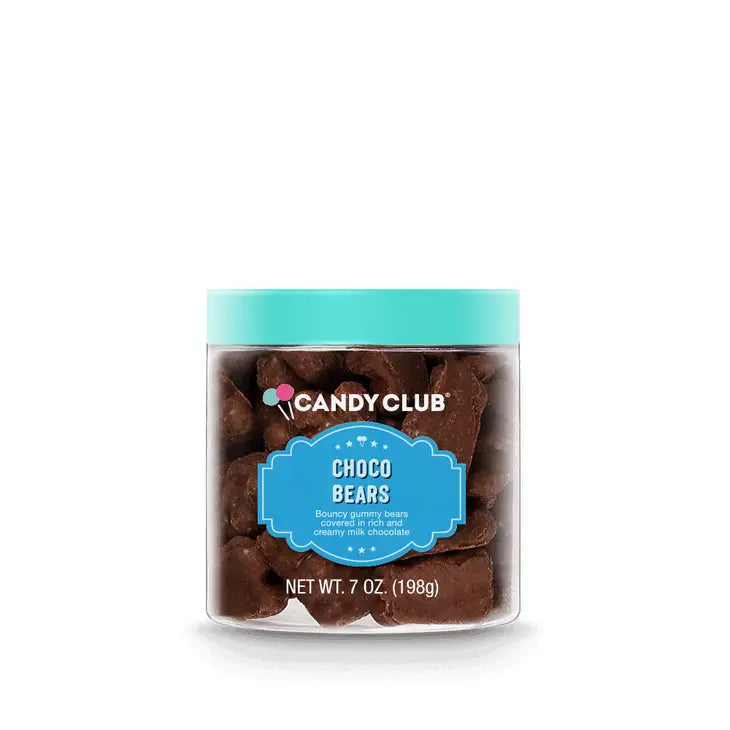 Candy Club Choco Bears: Chocolate Gummy Bears Concessions Candy Club [SK]   