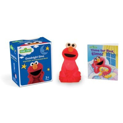 Running Press Goodnight Elmo Figure/Book Novelty Running Press [SK]   