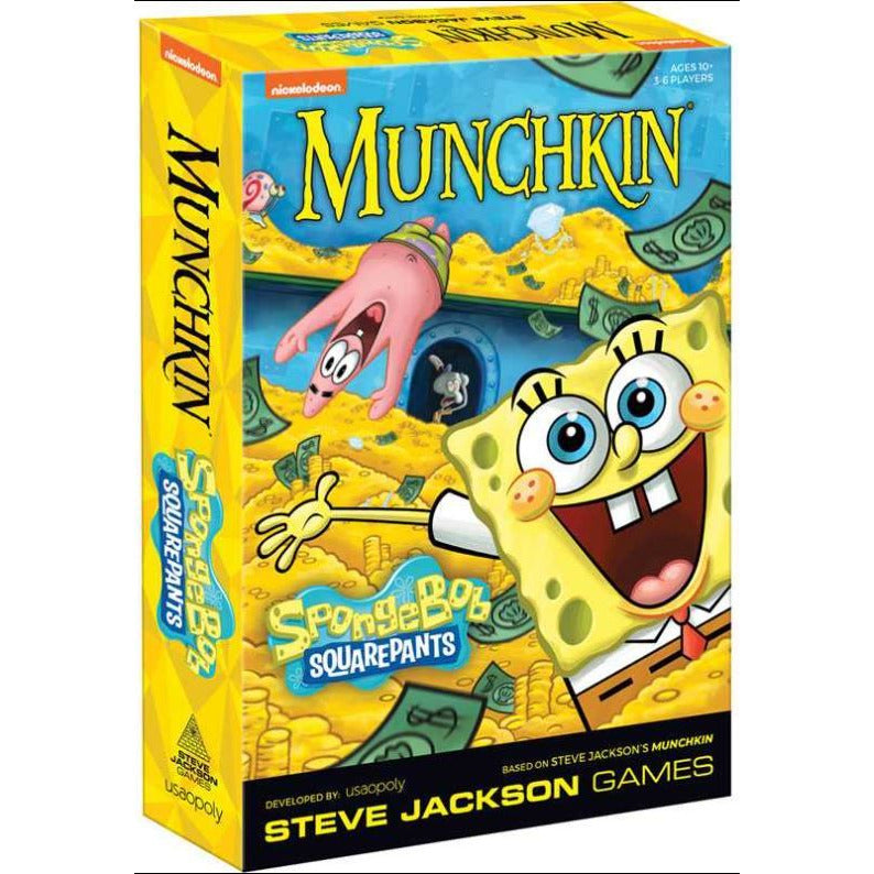 Munchkin: Spongebob Squarepants Card Games Steve Jackson Games [SK]   