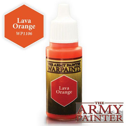 The Army Painter Warpaint Lava Orange Paints & Supplies The Army Painter [SK]   